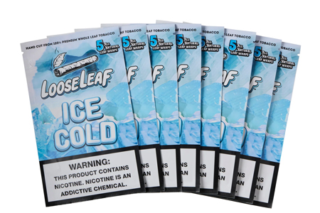 Ice Cold Flavor loose leaf wraps